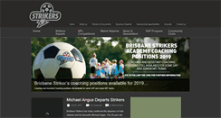 Desktop Screenshot of brisbanestrikers.com.au